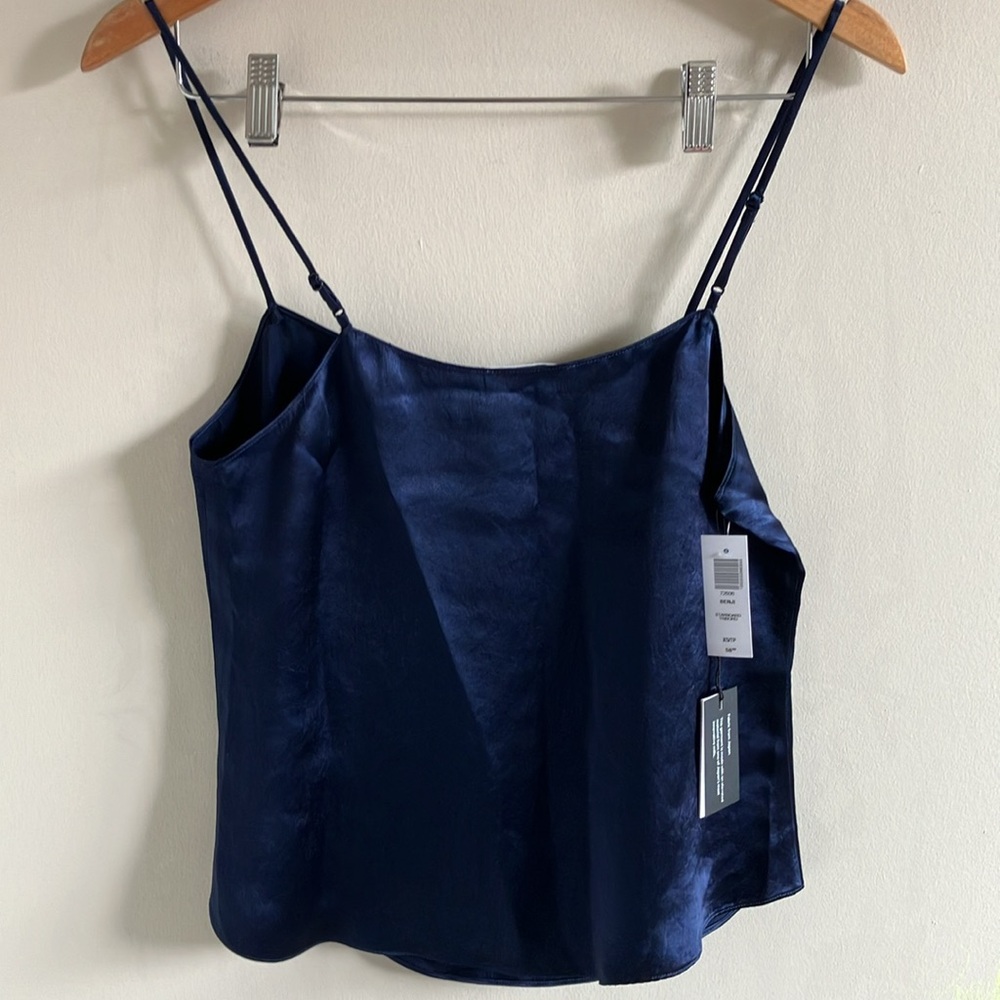 Aritzia Babaton Benji camisole starboard size XS navy blue - Picture 5 of 6